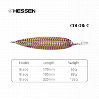 Hessen 9in 7.5in 7in Plaque de plongée réfléchissante laser anti-rayures pour la pêche en mer, en acier inoxydable, pour eau salée