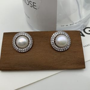 Pendientes de tuerca de moda para mujer de alta calidad Perla de agua dulce con chapado en oro Hipoalergénico y <span class=keywords><strong>no</strong></span> experimenta cambio de color - Product Image 5