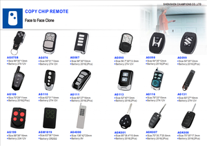 Télécommande <span class=keywords><strong>universelle</strong></span> de clonage à 4 boutons OEM ODM 315 MHz 433,92 MHz pour voiture et porte de garage ou automatisation domestique - Product Image 6