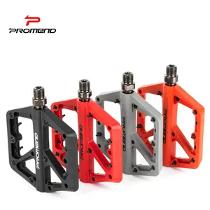 Manufacture Good Quality Aluminum Alloy Steel Alxe Cycle Ordinary Mountain Bike Pedal Sealed Bearing Mtb Nylon Bicycle Pedal