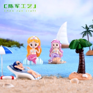Chaises de plage, cocotiers, coquillages, sirènes, queues de <span class=keywords><strong>baleine</strong></span>, voiliers, bateaux rapides, phares, dauphins, artisanat en résine et - Product Image 1