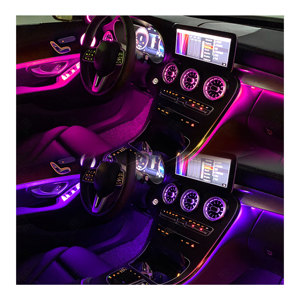 Luz Decorativa para Automóvil OEM A/<span class=keywords><strong>B</strong></span>/CLA/GLB/GLA con Ventilación Trasera Ambiental y Luz Interior de 64 Colores - Product Image 6
