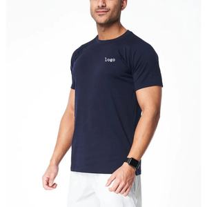 Custom Design Cheap Breathable Knitted <b>100</b>% Cotton Soft <b>Fabric</b> Fitness High Quality GYM Sports t Shirt Men - Product Image 2