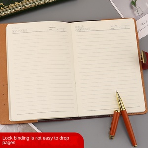 Libreta de Contraseñas con Cierre, Diseño Creativo, Cosida con Hilo de Cuero, para Oficina y Negocios - Product Image 2