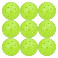 Vente en gros de balles de pickleball personnalisées taille 74m PE OEM 40 26 trous 9mm 11mm ODM impression logo Pickle Ball Trainer Sports d'intérieur et d'extérieur
