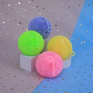 Pelota de Peluche Kehui, Juguete de Peluche con Luz, Material Eva, Pelota Delgada y Peluda para Niñas, Regalo para Niños - Product Image 6