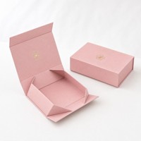 Boîte cadeau rigide pliable avec logo personnalisé, en carton gris, estampage à chaud, emballage carré pour parfum, soin de la peau, sérum