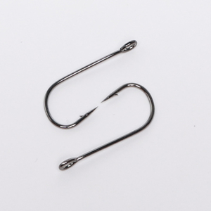 HUAEN Hameçon de pêche assisté en acier haute teneur en carbone, <span class=keywords><strong>taille</strong></span> personnalisable, avec œillet TOMARU, pour carpe, poisson-chat, brochet, matériel de pêche japonais - Product Image 2