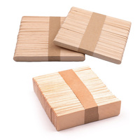 Bâtonnets de crème glacée en bois jetables écologiques les plus populaires 93mm 114mm 140mm 160mm, conformes aux normes alimentaires pour les usines de crème glacée