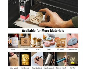 Máquina de <span class=keywords><strong>Grabado</strong></span> y Corte Láser FlyerLaser Z9 Lista para Enviar, 300*300mm, para <span class=keywords><strong>Grabado</strong></span>/Corte de Madera, Metal, Papel, Acrílico y Cuero - Product Image 6