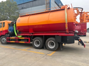 6x4 17 Kubikmeter Hinterachsantrieb Abwasser-Saugwagen Rohrleitungs-Reinigungsfahrzeug Abwasser-Saugfahrzeug - Product Image 5