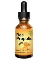 Gouttes de propolis brésilienne personnalisées OEM ODM gratuites, liquide oral 60 ml/2 OZ, naturel pur, soutien immunitaire, antioxydant, maux de gorge, Boyida