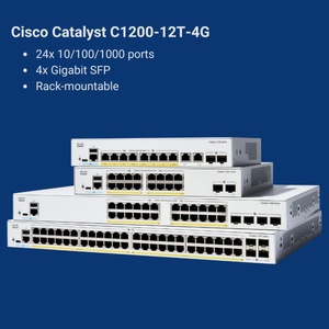 C1200-24T-4G สวิตช์เครือข่ายอีเธอร์เน็ตแบบจัดการได้ Cisco Catalyst แท้ 24 พอร์ต Gigabit พร้อมอัปลิงค์ 4 พอร์ต 1G สำหรับองค์กร C1200-24T-4G - Product Image 2