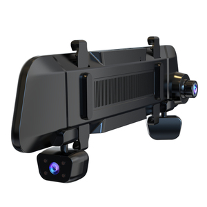 Caméra de tableau de bord CPT Sync Recording 3 objectifs 4 canaux 360 degrés avec écran tactile, streaming complet, rétroviseur, 4 objectifs, WiFi, GPS, vision nocturne - Product Image 4