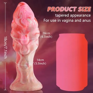 Liquid Thick <b>Silicone</b> Women Toy 100% <b>Waterproof</b> Eco-Friendly Anal Plug Adult Products Sex Toys Female Masturbator - Product Image 3