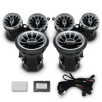 Convient aux sorties d'air lumineuses turbocompressées Mercedes Benz e300e260e200e350, pièces modifiées pour l'éclairage ambiant automobile