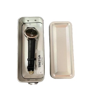 20-year-Old nhà máy kim loại tin trường hợp đồng hồ với đôi khóa học sinh trường văn phòng phẩm & Hộp quà tặng - Product Image 2