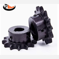 Piñones de cadena de rodillos de acero estándar ISO personalizados Piñón industrial mecanizado CNC para maquinaria