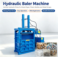 Presse à balles hydraulique manuelle pour déchets plastiques et carton