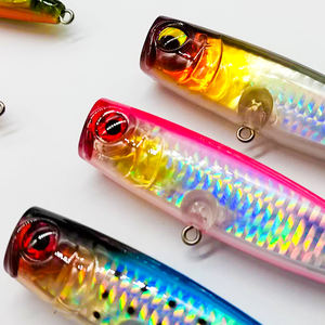 MISTER LURE Esca Artificiale Galleggiante Popper 105mm 22.8g per Acqua Dolce con Sonaglio Interno, Popper in Plastica di Alta Qualità - Product Image 4