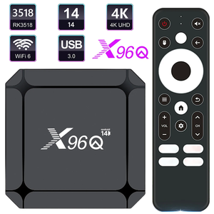 Meilleure boîte Android X96Q RK3518 Port réseau 100M Télécommande BT Mémoire 2+16 Go Android 14 Boîte Android - Product Image 3