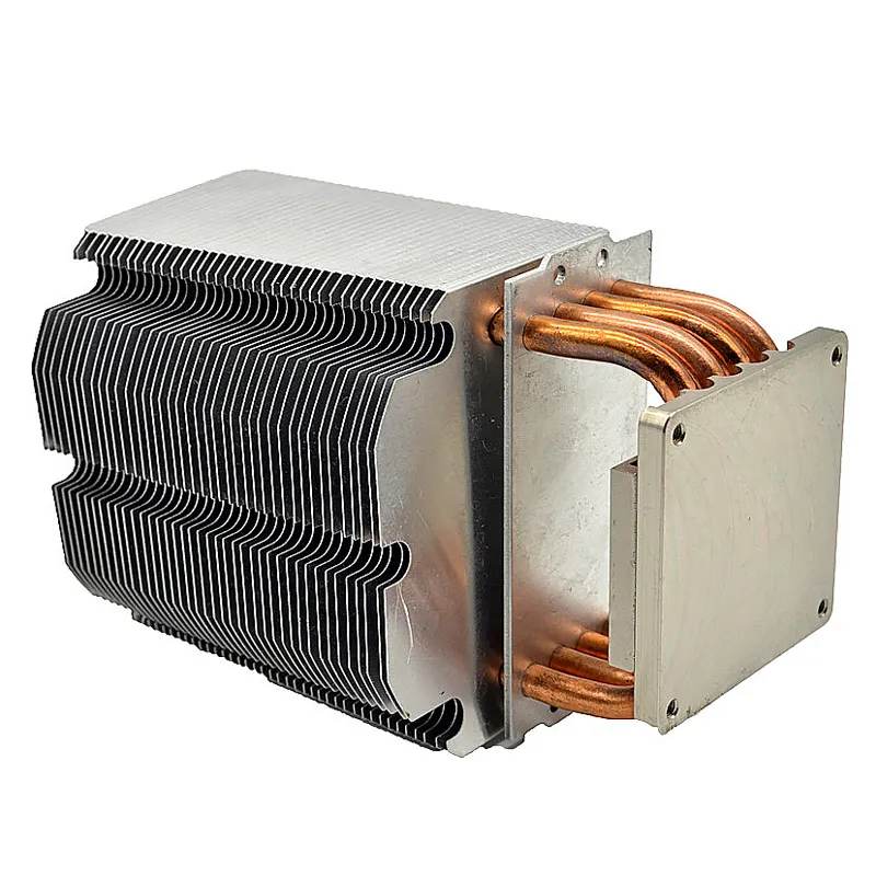 Oem Koperen Buis Radiator Boormachine Messing Koude Plaat Warmteafvoer Koperen Koellichaam Heat Pipe