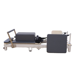 Vente chaude Portable et Réglable Home Studio Pilates Réformateur En Aluminium pour <span class=keywords><strong>Yoga</strong></span> Fitness Équipement Conception Pliable - Product Image 6