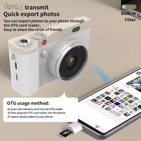 2.4" 180 °   Kamera Layar Lipat dengan AF, Zoom 16X, Perekaman Video 4K, Kamera Digital 4K Murah Grosir
