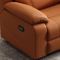 Fauteuil inclinable électrique à assistance électrique extra large pour personnes âgées Poches latérales modernes Meilleur sillon inclinable pour grand cuir synthétique