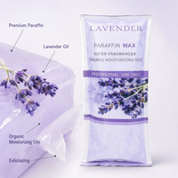 Großhandel OEM Lavendel-Duft Feuchtigkeitsspendendes Paraffinwachs für Spa Pediküre Hand- und Fußpflege Schönheitssalon-Bedarf