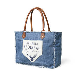 Sac à main en toile élégant, durable, léger, design spacieux, poignées confortables, parfait pour les voyages quotidiens, le travail - Product Image 1