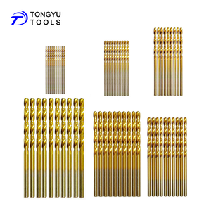 60Pcs 1.0-3.5Mm Mini HSS Khoan Bits Set, Tin Tráng Kích Thước Nhỏ Micro Khoan Bit Cho Kim Loại Nhôm Hợp Kim Thép Nhựa Khoan - Product Image 1