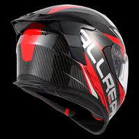 Casque de moto modulaire intégral certifié DOT/ECE, motifs personnalisés, matériau en fibre de carbone, protection anti-impact et anti-perforation