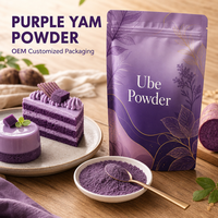 Poudre d'Igname Violette Demeter (Ube) 100% Naturelle de Qualité Alimentaire pour Boulangerie, Latte, Desserts, Marque Privée, Vente en Gros