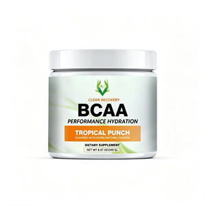 Poudre d'acides aminés à chaîne ramifiée de haute qualité L-glutamine Pré-entraînement pour adultes Énergie Soutien immunitaire BCAA Nutrition sportive en poudre - Product Image 1
