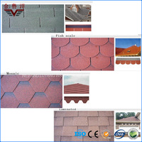 Moderne Design-Dachziegel im architektonischen Laminat-Stil: Asphalt-Dachschindeln aus Glasfaser-Bitumen, wasserdicht für Wohnungen und Hotels