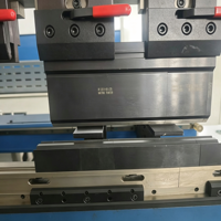 Presse plieuse électro-hydraulique robuste DHS-110/4100, machine de pliage de tôles CNC haute précision pour usage industriel