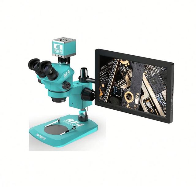 Mobile Phone Repair Microscope with 4k Camera and 15.6inch Microscope