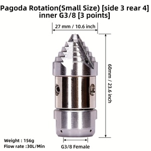Raccordo Girevole per Tubi in Acciaio Inox SS304, Connettore Maschio a Pagoda, Giunto Industriale ad Alta Pressione - Product Image 3