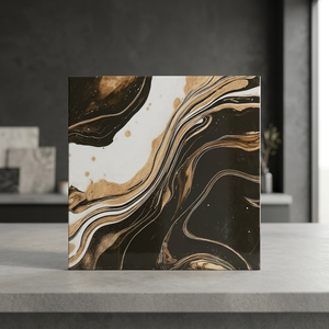 Carreaux de sol en céramique mate antimicrobienne effet marbre 40x40cm, porcelaine émaillée pour design intérieur d'hôtel et salle de bain - Product Image 5