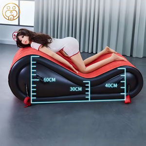 Cama Inflable Multifuncional <span class=keywords><strong>para</strong></span> Viajes, Playa, Sofá, Cama Plegable <span class=keywords><strong>para</strong></span> Dormitorio, Muebles Sexuales, Soporte <span class=keywords><strong>para</strong></span> <span class=keywords><strong>Posiciones</strong></span> Sexuales, Cama de PVC de Terciopelo - Product Image 3