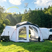 Tente arrière de voiture Factory White Space Fortress, grande, imperméable, pour camping extérieur, abri pour véhicule