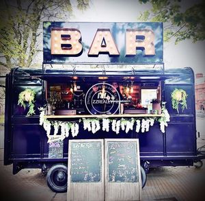 รถพ่วงอลูมิเนียมไฟเบอร์กลาสอาหารจานด่วนสำหรับร้านกาแฟไอศกรีมตู้อาหาร - Product Image 1