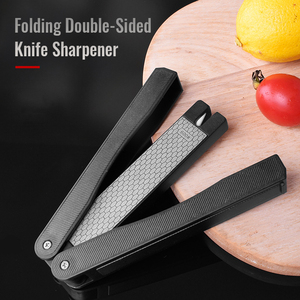 Afilador de Cuchillos en Forma de Abanico Hongrui Diamond <span class=keywords><strong>con</strong></span> <span class=keywords><strong>Esmeril</strong></span> y Mango de ABS, Ayudante de Cocina <span class=keywords><strong>con</strong></span> Diseño Antideslizante y Fácil de Usar - Product Image 2