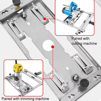 Nouvelle machine de fraisage circulaire pour le travail du bois, guide de positionnement pour la découpe de panneaux, outil de découpe de chants pour scie circulaire électrique