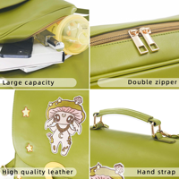 Sac à dos personnalisable brodé avec motifs imprimés, sac à dos tendance pour femmes, sac à dos d'école pour femmes, sac à dos de collège pour femmes