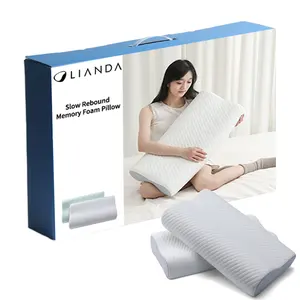 Removable Cover OEM Customized memory foam pillow to protect cervical spine to help sleep pillow core home sleeping pillow
