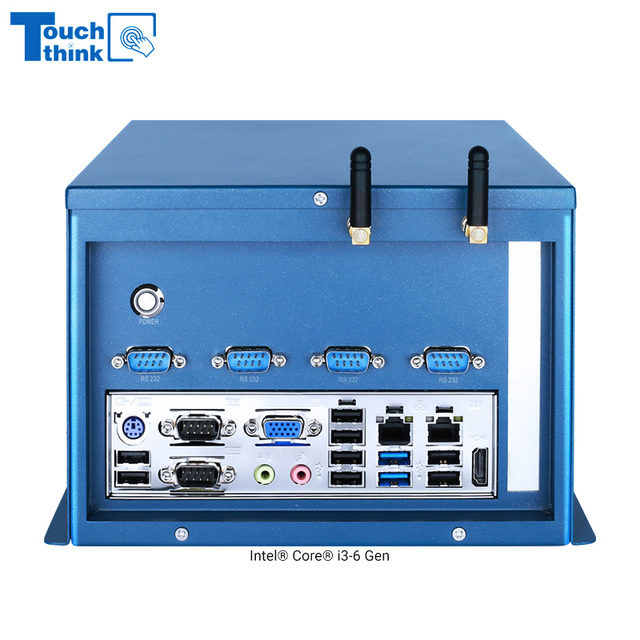 I3/I5/I7 CPU Industrial Mini Desktop PC 8G DDR4 256G Wifi 2 LAN Ethernet Ports Embedded Intel Host Computer Low Power Accessory