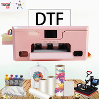 Impresora UV DTF Digital de Alta Calidad Tucai de 30 cm con 1 Cabezal, Máquina de Impresión UV para Camisetas y Perfumes