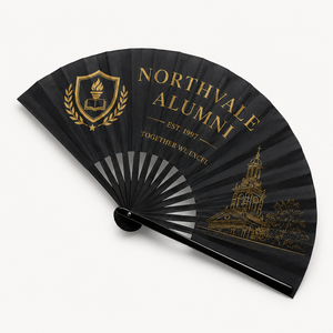 Abanico Plegable de Bambú Pintado con Logotipo Personalizado, Recuerdo Cultural para Bodas, Fiestas y Festivales, Abanico de Mano Promocional de Verano - Product Image 1